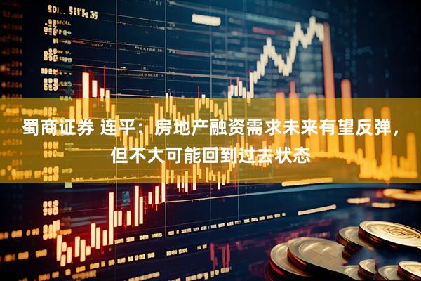 蜀商证券 连平：房地产融资需求未来有望反弹，但不大可能回到过去状态